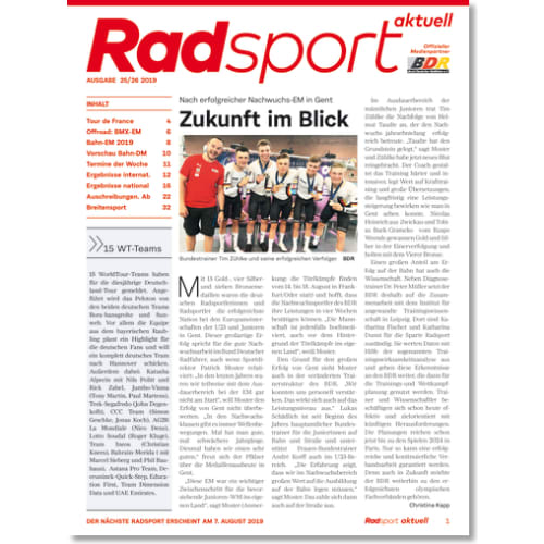 Cover: Radsport 25-26/2019