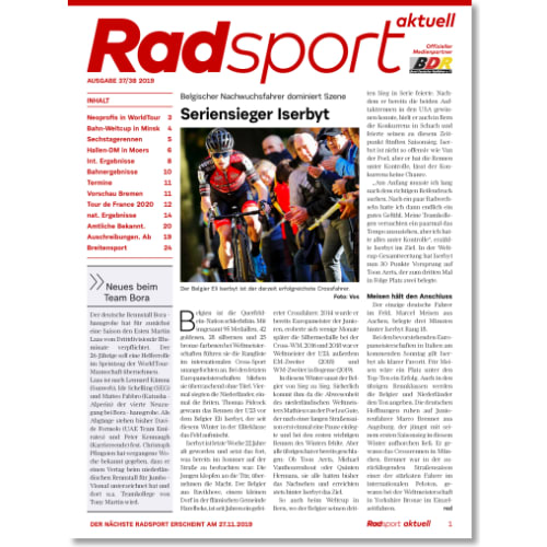 Cover: Radsport 37-38/2019