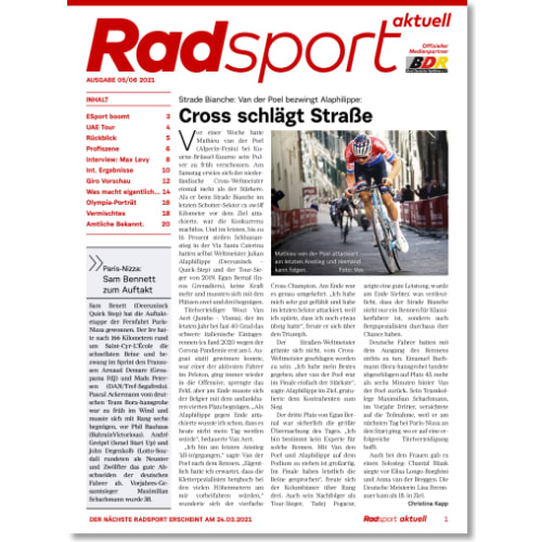 Cover: Radsport 5-6/2021