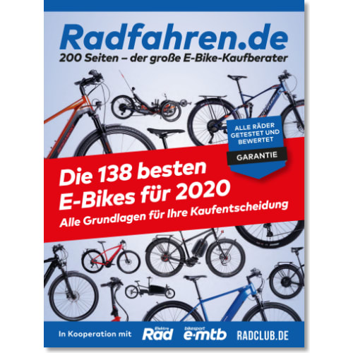 Cover: Radfahren.de: E-Bike-Kaufberater 2020