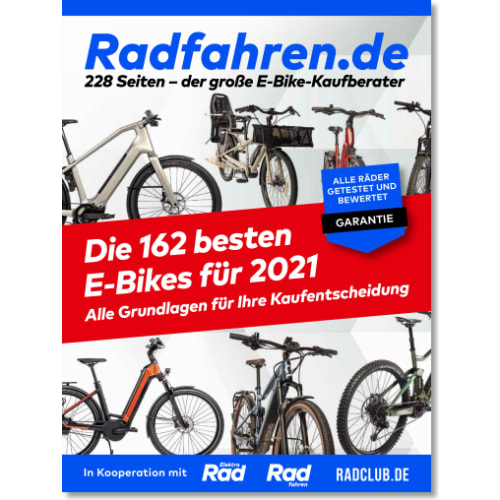 Cover: Radfahren.de: E-Bike-Kaufberater 2021