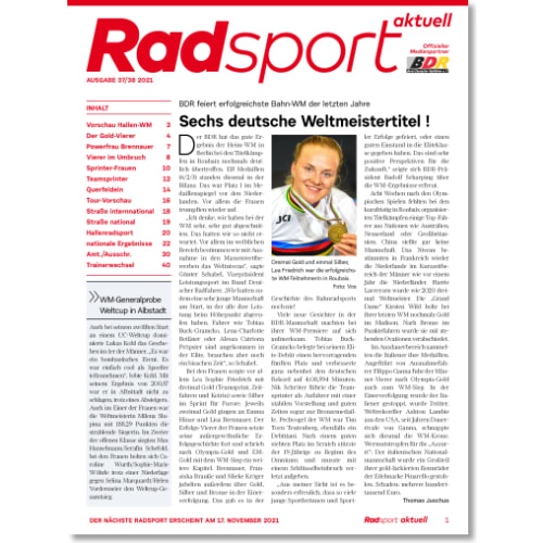 Cover: Radsport 37-38/2021