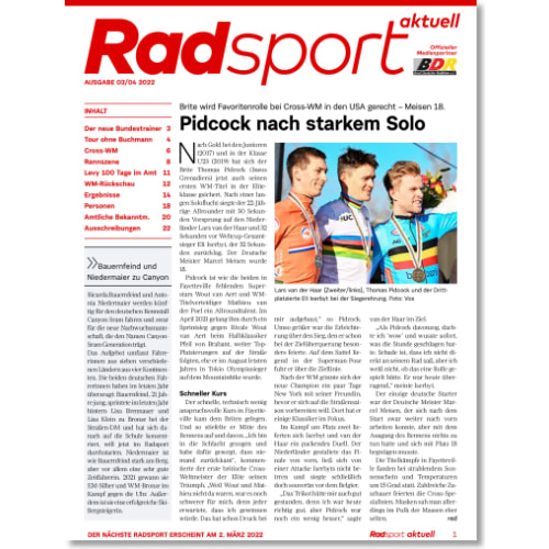 Cover: Radsport 3-4/2022