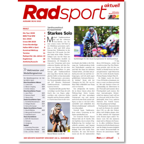 Cover: Radsport 39-40/2022