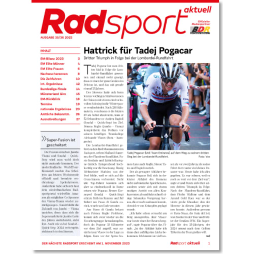 Cover: Radsport 35-36/2023