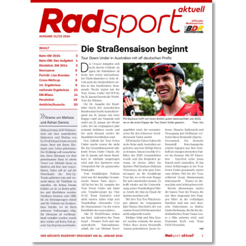 Cover: Radsport 1-2/2024