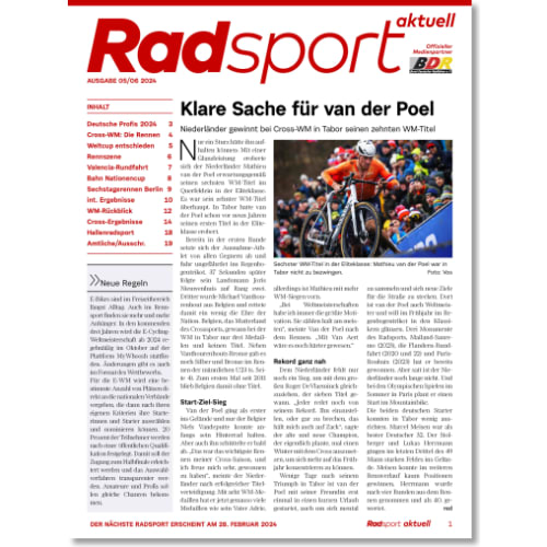 Cover: Radsport 5-6/2024