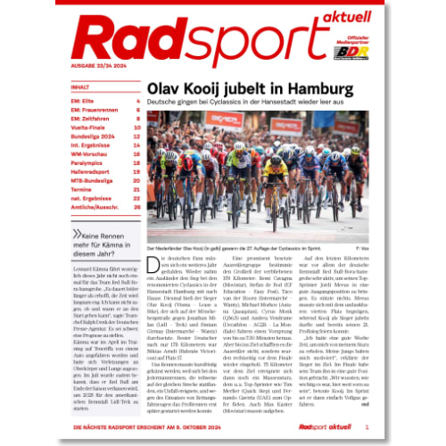 Cover: Radsport 33-34/2024