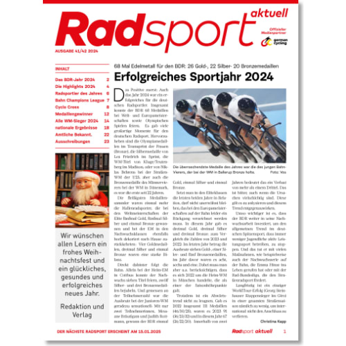 Cover: Radsport 41-42/2024