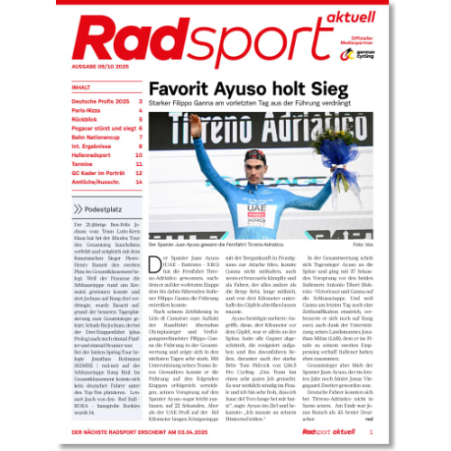Cover: Radsport 9-10/2025