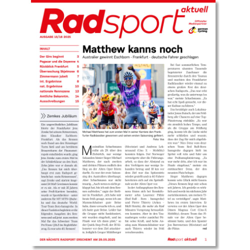 Cover: Jahres-Abo Kombi: Radsport + RennRad