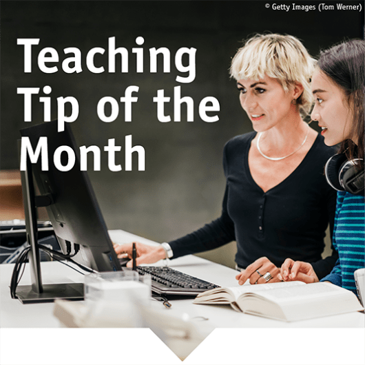 Teaching Tip of the Month