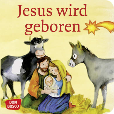 Jesus wird geboren. Mini-Bilderbuch.
