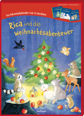 Rica und das Weihnachtsabenteuer - Adventskalender mit 24 Büchlein