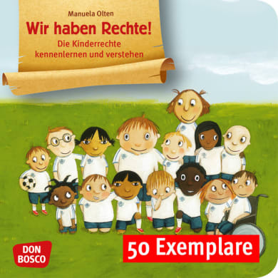 Wir haben Rechte. Mini-Bilderbuch. Paket mit 50 Exemplaren zum Vorteilspreis