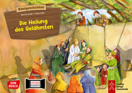 Die Heilung des Gelähmten. Kamishibai Bildkartenset.