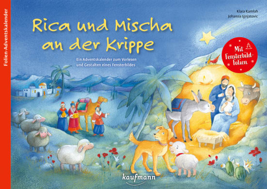 Rica und Mischa an der Krippe