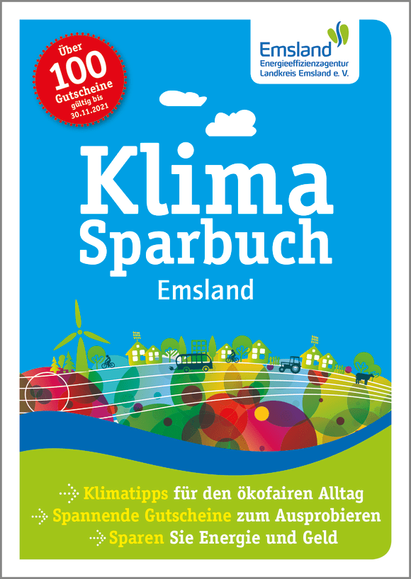 Cover: Klimasparbuch Emsland