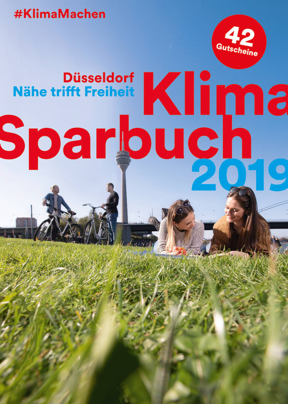 Cover: Klimasparbuch Düsseldorf 2019