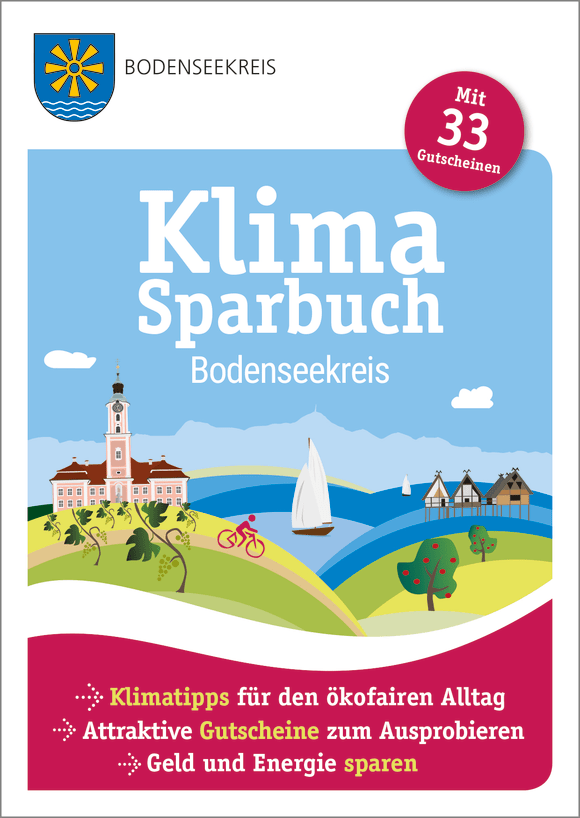 Cover: Klimasparbuch Bodenseekreis