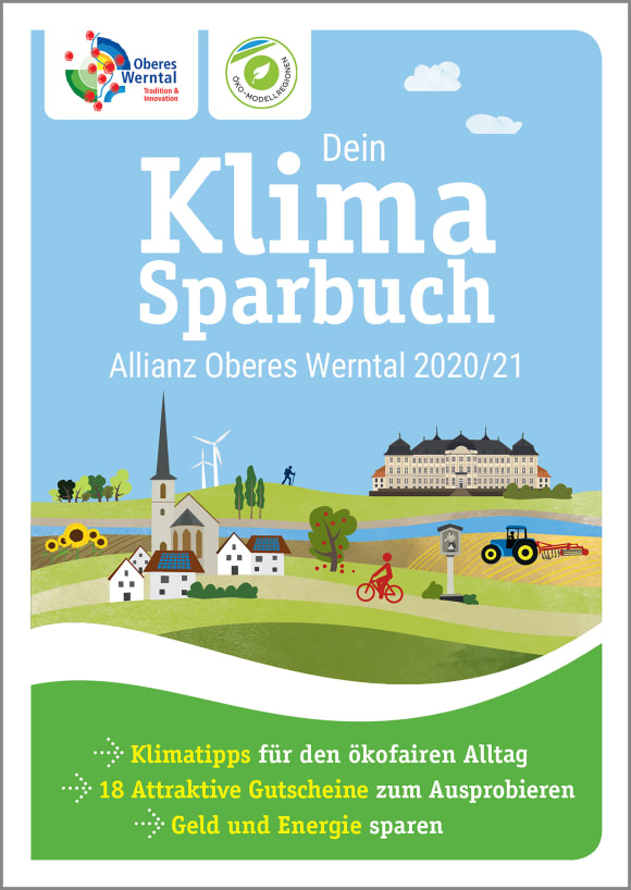 Cover: Dein Klimasparbuch Allianz Oberes Werntal 2020/21