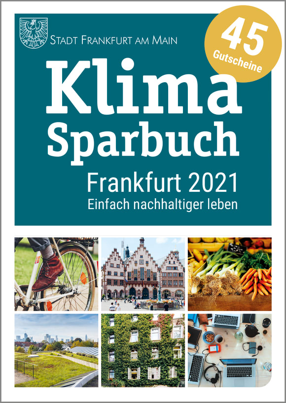 Cover: Klimasparbuch Frankfurt 2021