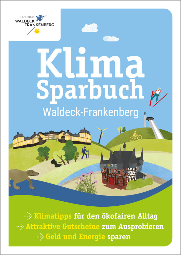 Cover: Klimasparbuch Waldeck-Frankenberg