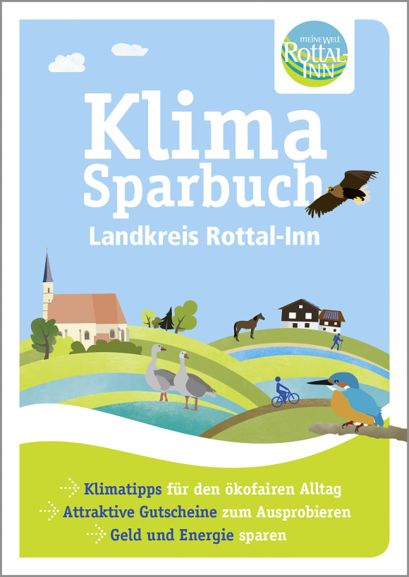 Cover: Klimasparbuch Landkreis Rottal-Inn