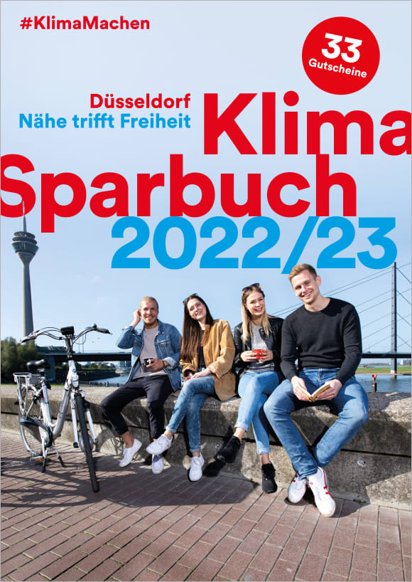Cover: Klimasparbuch Düsseldorf 2022/23