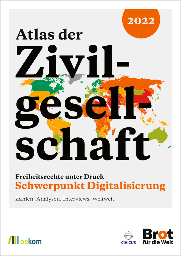 Cover: Atlas der Zivilgesellschaft 2022: Freiheitsrechte unter Druck