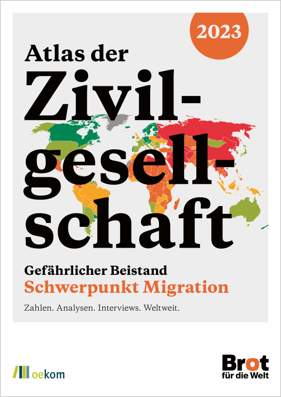 Cover: Atlas der Zivilgesellschaft 2023: Gefährlicher Beistand