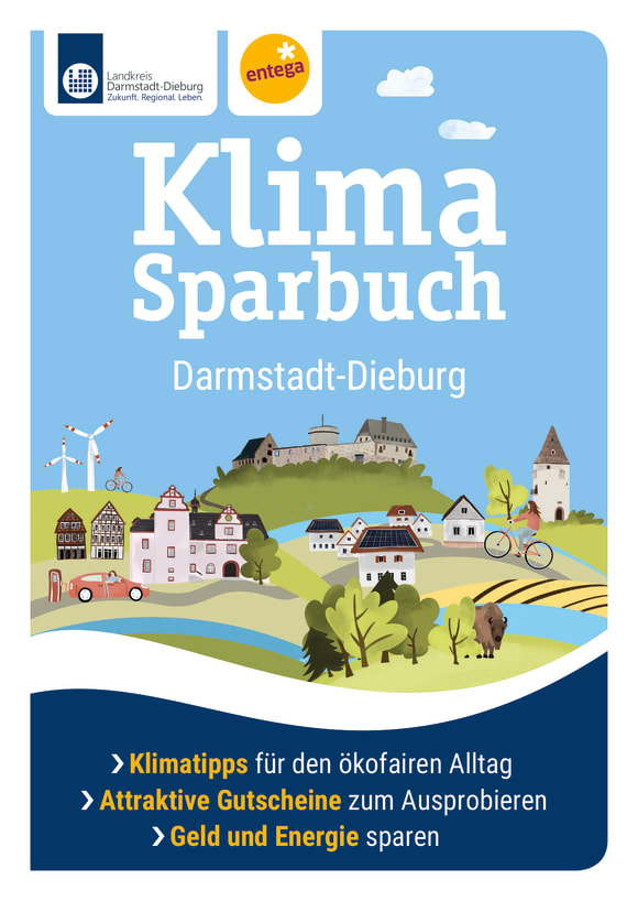 Cover: Klimasparbuch Darmstadt-Dieburg