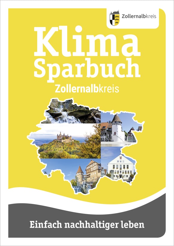Cover: Klimasparbuch Zollernalbkreis