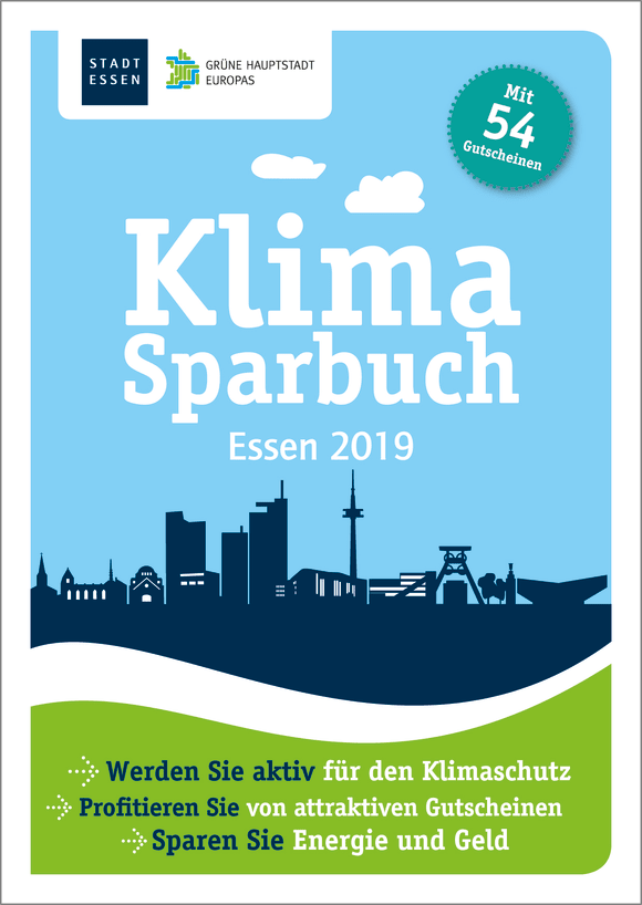 Cover: Klimasparbuch Essen 2019