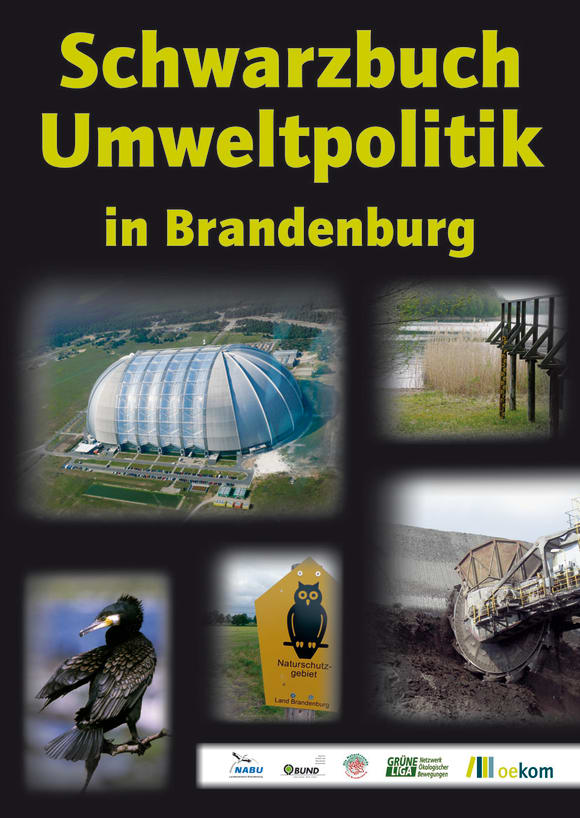 Cover: Schwarzbuch Umweltpolitik in Brandenburg