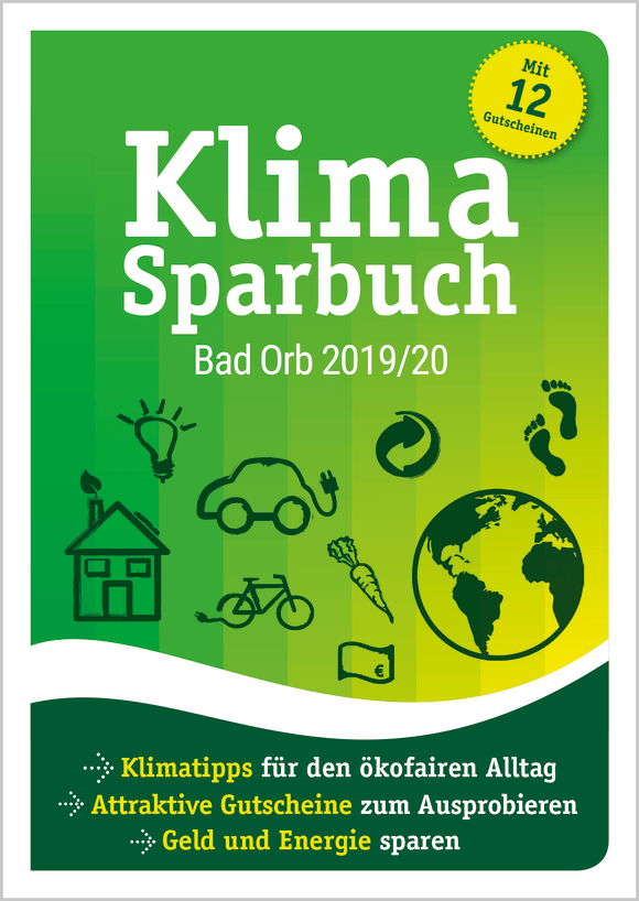 Cover: Klimasparbuch Bad Orb 2019/20