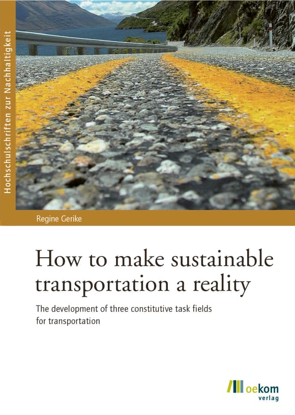 Cover: How to make sustainable transportation a reality