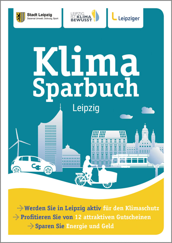 Cover: Klimasparbuch Leipzig