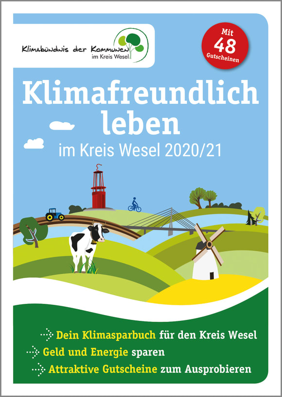 Cover: Klimafreundlich leben im Kreis Wesel 2020/21
