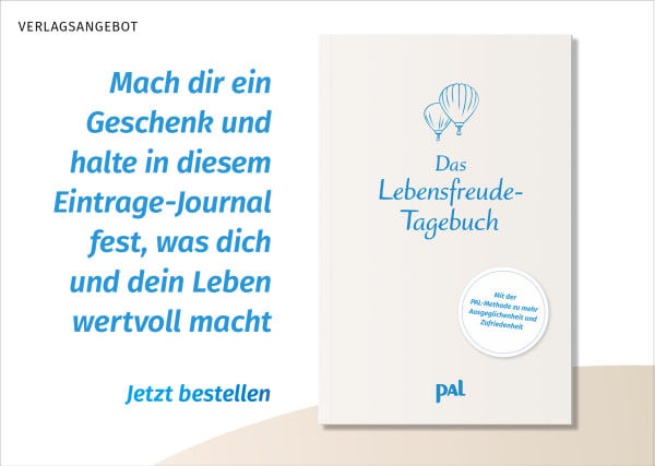 Lebensfreude Tagebuch – für Beiträge – weiß bühne