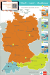 Landkarte DACH-Raum