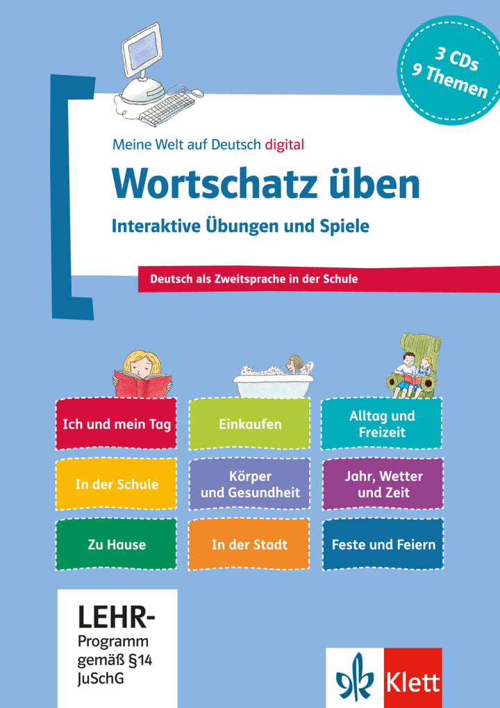 Wortschatz üben: Interaktive Übungen und Spiele: 3 CD-ROMs + Booklet