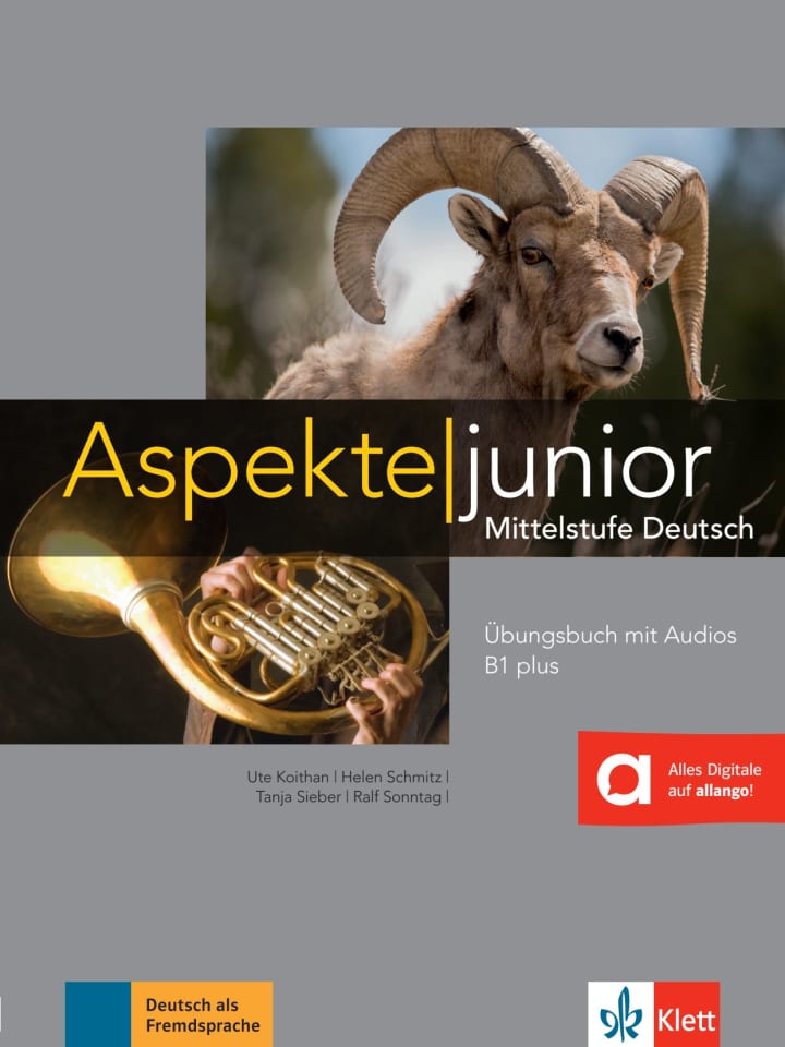Aspekte junior B1 plus: Übungsbuch mit Audios | Klett Sprachen