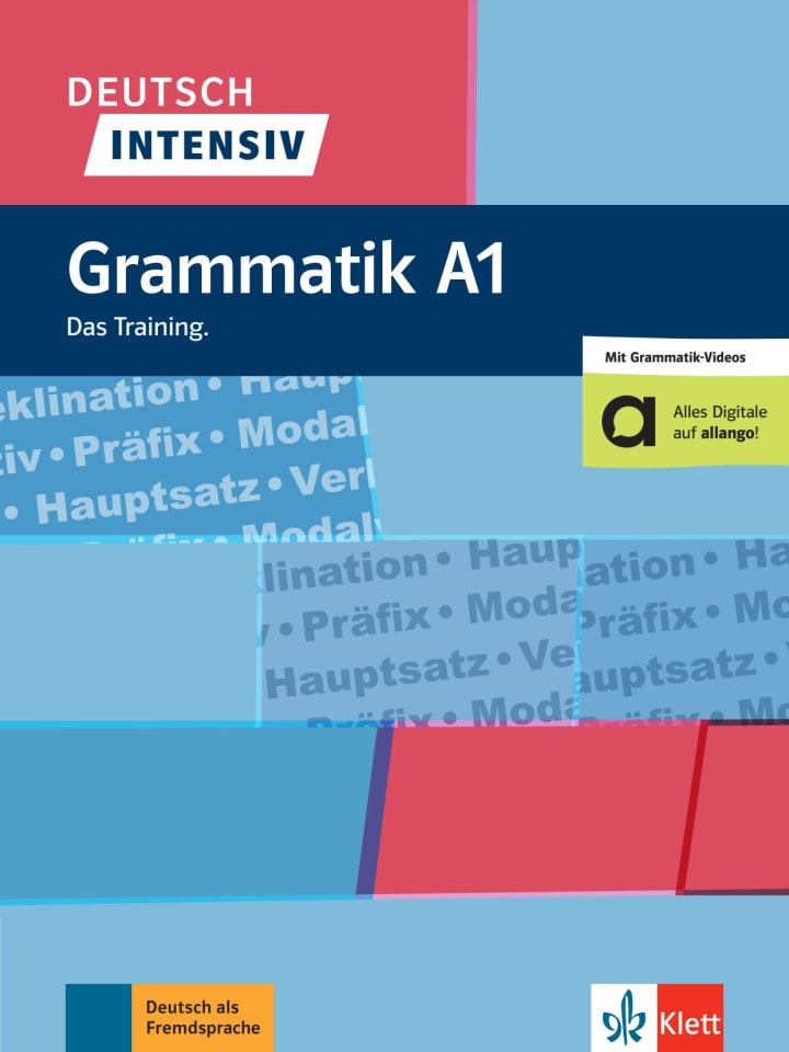 Deutsch intensiv Grammatik A1: Buch mit Videos | Klett Sprachen