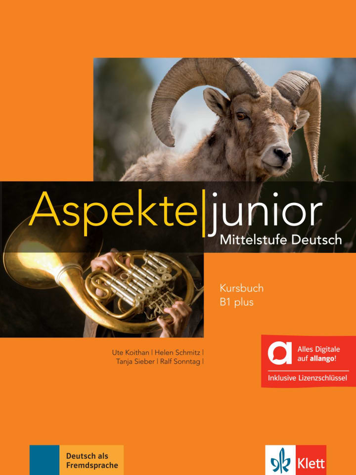 Aspekte junior B1 plus – Hybride Ausgabe allango: Kursbuch mit
