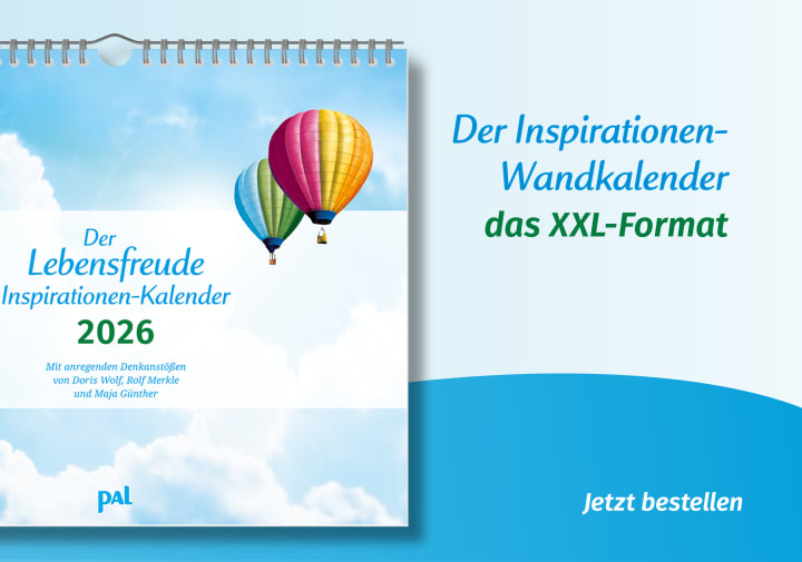 Inspirationen Kalender 2026 – alle Domains
