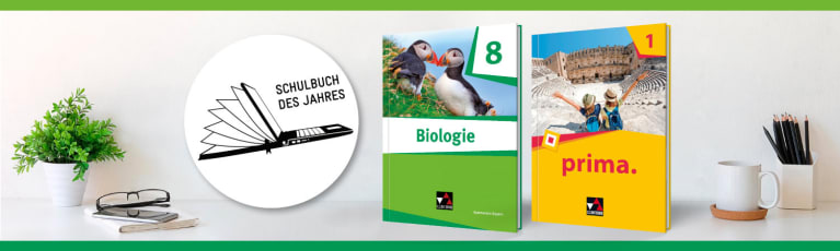 „Biologie 8“ und „prima. 1“ sind Schulbücher des Jahres 2021 „Biologie 8“ und „prima. 1“ sind Schulbücher des Jahres 2021
