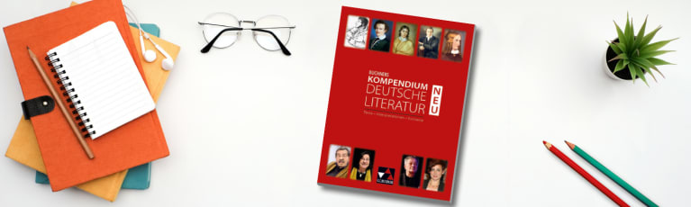 Buchners Kompendium Deutsche Literatur NEU | © stock.adobe.com/Adhivaswut, /Konstantin Yuganov