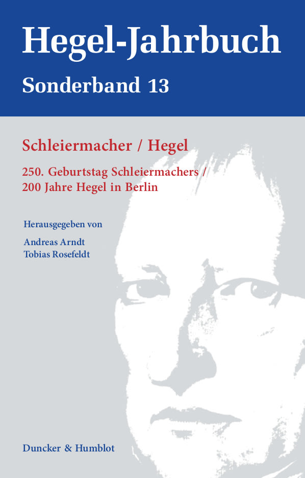 Sonderband des Hegel-Jahrbuchs