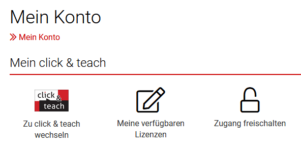 FAQ click and teach: Zugang freischalten